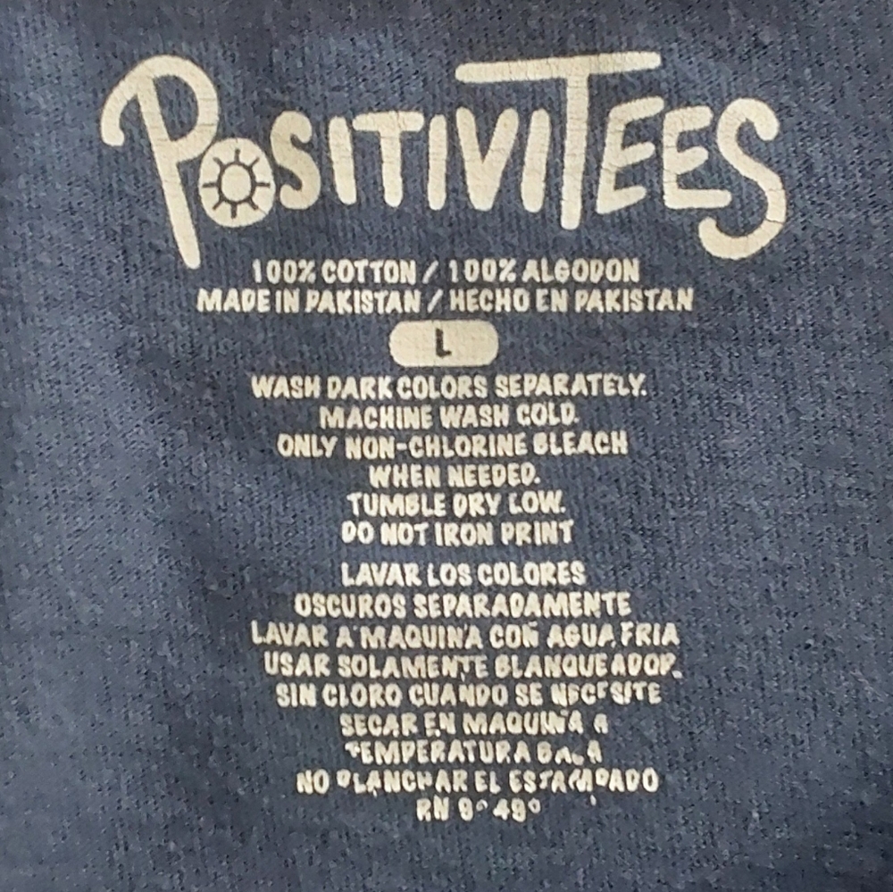 POSITIVITEES Women's TEE / SIZE: LARGE - Picture 4 of 7